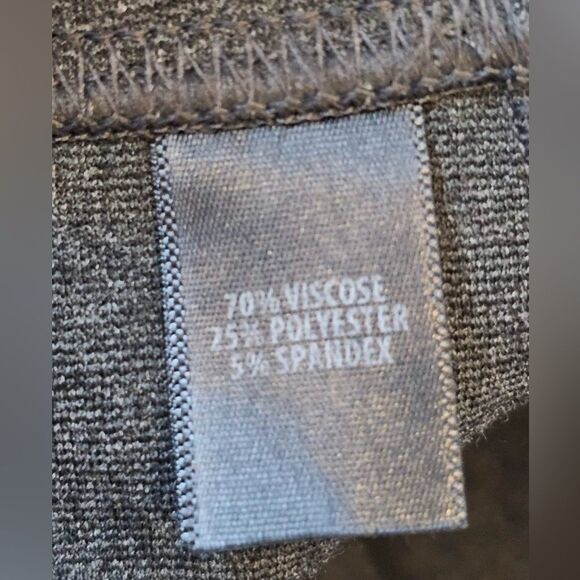 St. John Blouse Chain Swirl 3/4-Sleeve Shirt Top Black and Beige Women’s Size XL - Picture 8 of 13